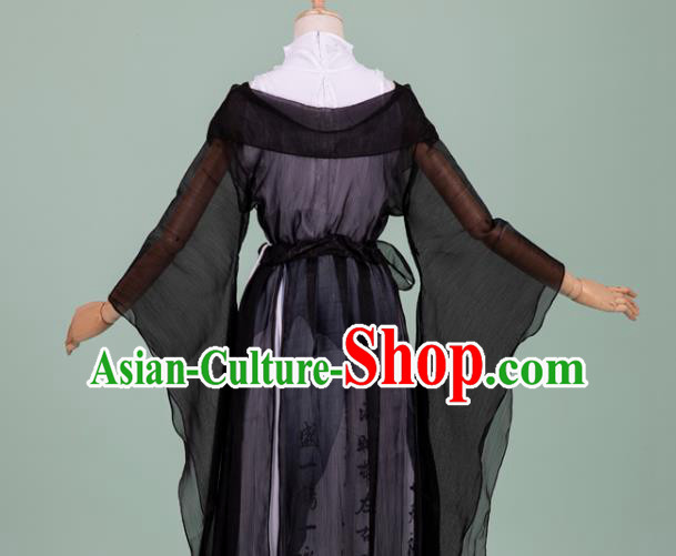 Chinese Cosplay Swordswoman Costumes Ancient Ming Dynasty Female Knight Hanfu Apparels