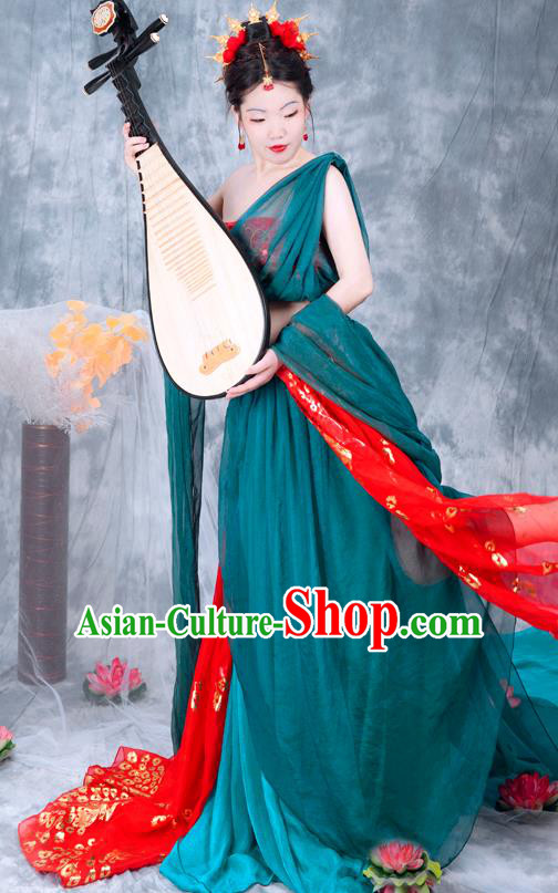 Chinese Tang Dynasty Palace Lady Costumes Ancient Flying Apsaras Hanfu Dress Classical Dance Apparels