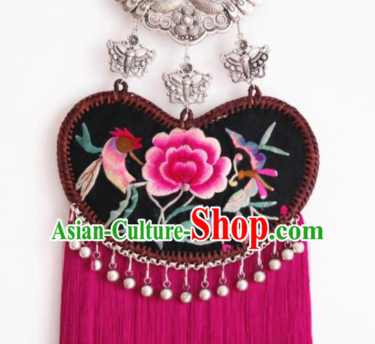 Handmade China National Jewelry Accessories Ethnic Embroidered Necklace