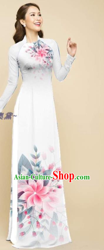 Black Vietnamese Ao Dai Suit for Women