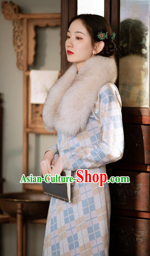 Chinese National Cheongsam Traditional Women Costume Classical Qipao Dress