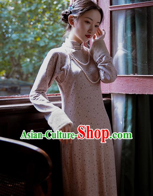 Chinese Classical Qipao Dress Traditional Women Costume National Cheongsam