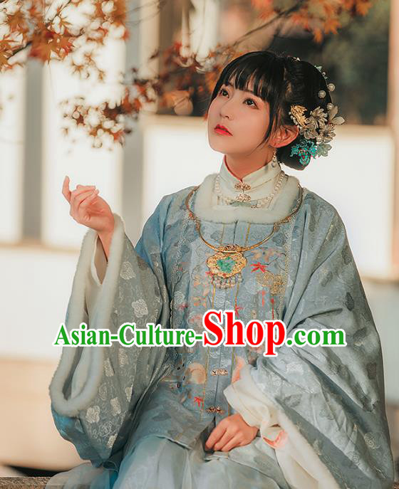 Traditional China Ming Dynasty Historical Clothing Ancient Palace Princess Hanfu Dress Complete Set