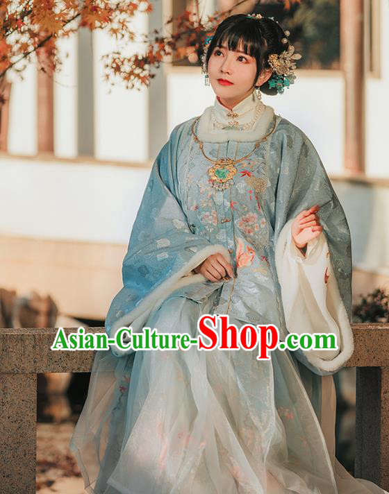 Traditional China Ming Dynasty Historical Clothing Ancient Palace Princess Hanfu Dress Complete Set