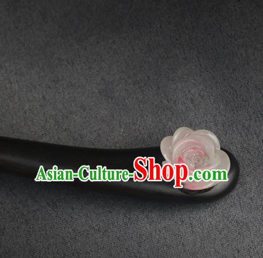 China Classical Ebony Hairpin Handmade Cheongsam Hair Accessories for Women