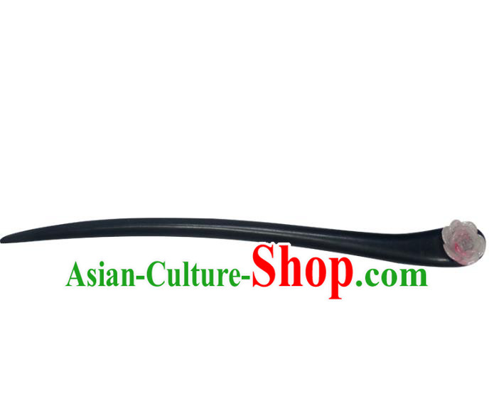 China Classical Ebony Hairpin Handmade Cheongsam Hair Accessories for Women