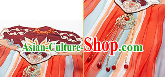 China Tang Dynasty Court Lady Hanfu Dress Traditional Ancient Royal Princess Historical Clothing