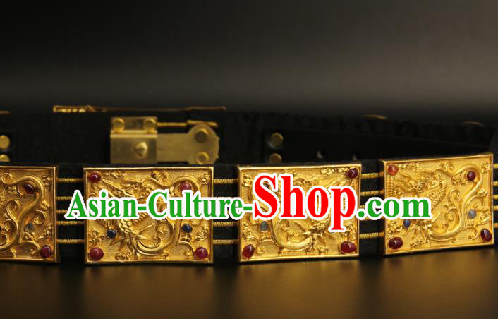 China Handmade Ming Dynasty Belt Ancient Swordsman Waist Accessories