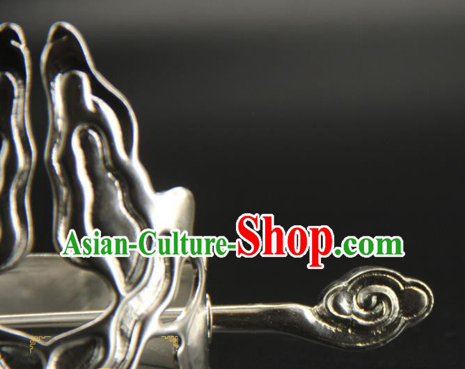 China Ancient Prince Hairdo Crown Handmade Tang Dynasty Swordsman Hair Accessories