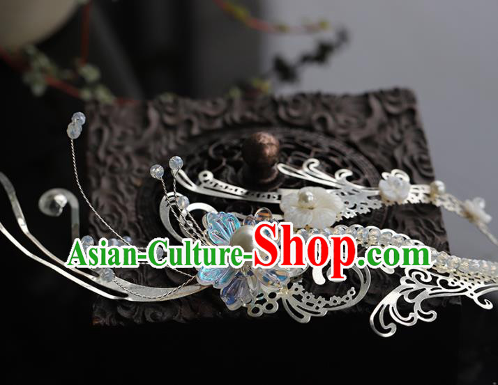 Handmade Chinese Traditional Drama Accessories Ancient Female Swordsman Face Mask