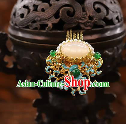 Traditional China Ancient Bride Hade Hairpins Wedding Hair Ornament Handmade Hair Comb Full Set