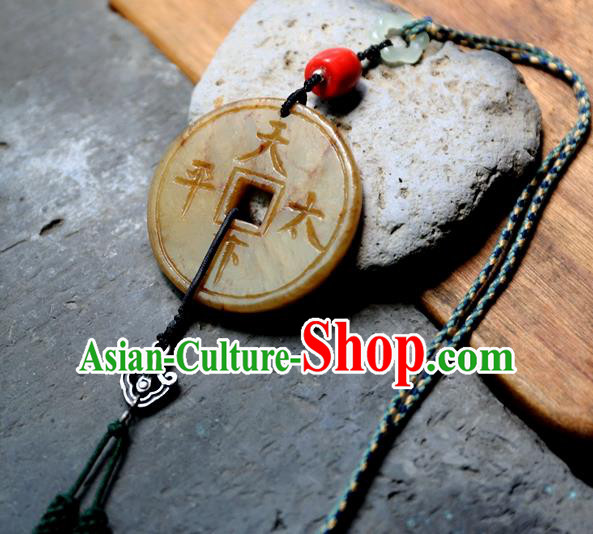 Handmade Traditional Waist Jewelry China National Jade Pendant Accessories