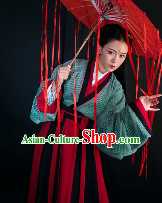 Ancient China Jin Dynasty Historical Costumes Traditional Court Lady Hanfu Dress Clothing