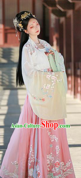 China Ancient Princess Hanfu Dress Traditional Tang Dynasty Royal Infanta Historical Clothing Complete Set