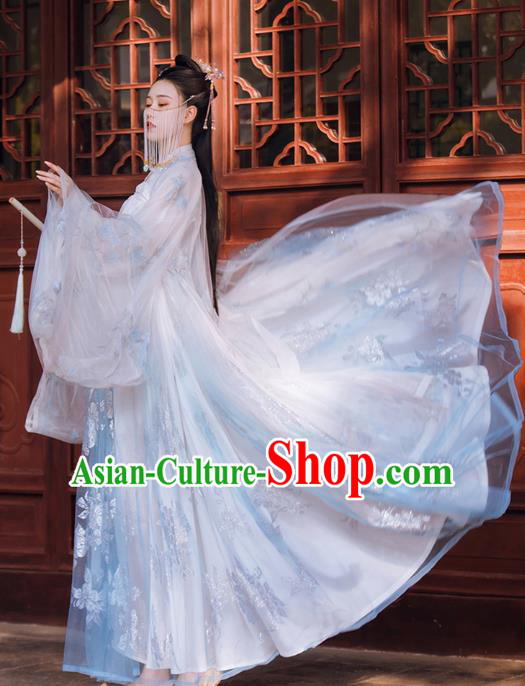 Traditional China Hanfu Dress Ancient Tang Dynasty Princess Historical Clothing Full Set