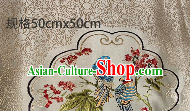 Chinese Classical Jacquard Pattern Design Brocade Fabric Asian Traditional Cheongsam Silk Material