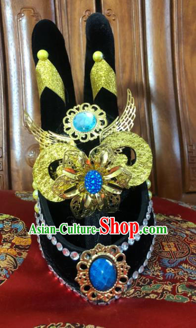Chinese Classical Dance Flying Apsaras Hair Accessories Traditional Stage Show Headwear for Women