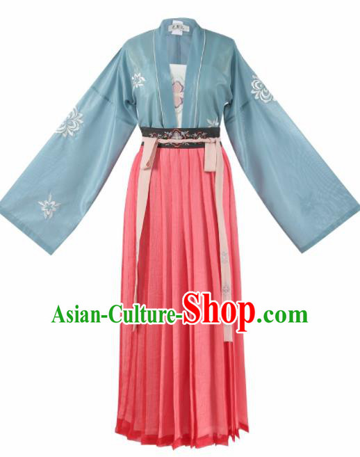 Chinese Ancient Drama Maidservant Hanfu Dress Traditional Song Dynasty Servant Girl Costumes for Women