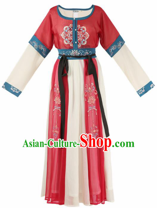 Chinese Ancient Drama Flying Apsaras Goddess Dance Hanfu Dress Traditional Tang Dynasty Palace Princess Costumes for Women