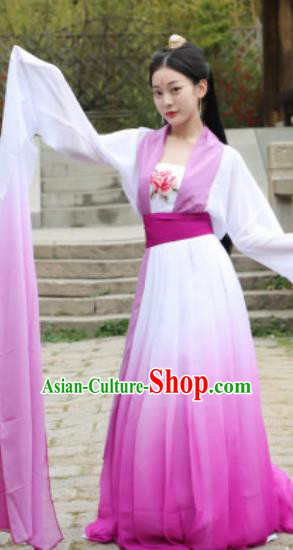 Traditional Chinese Classical Dance Hanfu Dress Ancient Drama Court Princess Costume for Women