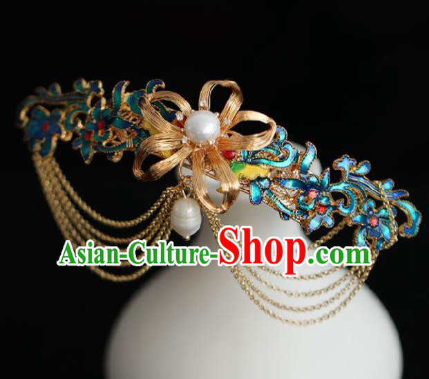 Chinese Handmade Ming Dynasty Princess Hairpins Ancient Hanfu Hair Accessories for Women