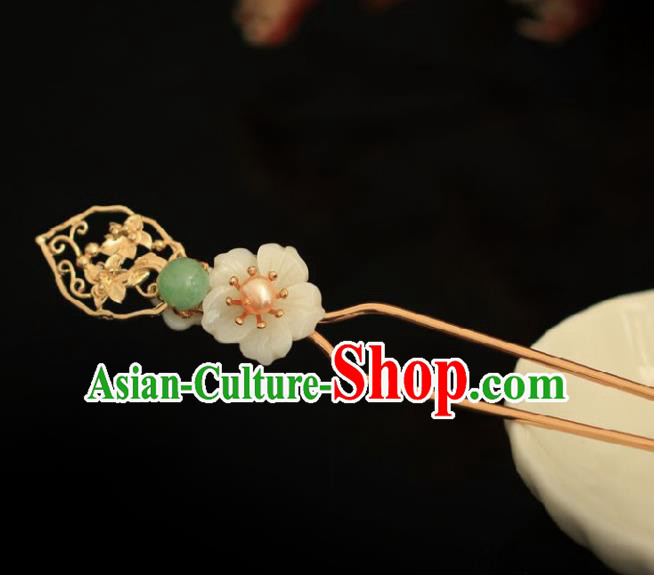 Chinese Handmade Ming Dynasty Princess Plum Blossom Hairpins Ancient Hanfu Hair Accessories for Women