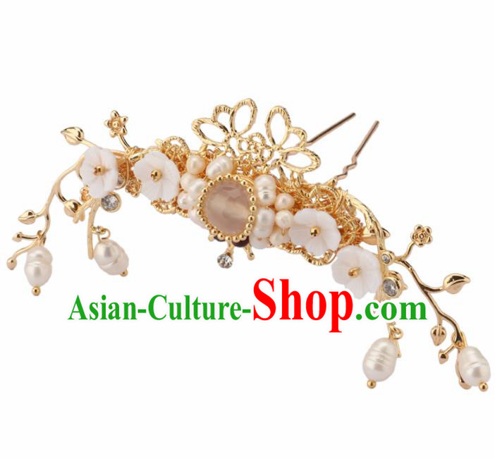 Chinese Handmade Tang Dynasty Princess Hairpins Ancient Hanfu Hair Accessories for Women