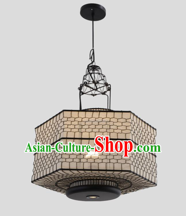 Chinese Traditional Iron Art Hanging Lantern Handmade Lamp Palace Lanterns