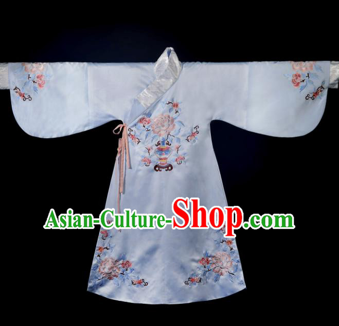 Chinese Ancient Imperial Consort Embroidered Blouse and Skirt Traditional Ming Dynasty Royal Countess Costumes for Women