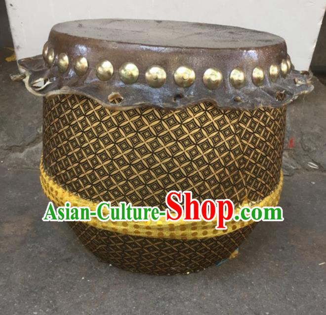 Chinese Lion Dance Cowhide Drum Traditional Lion Dance Musical lnstruments Drum
