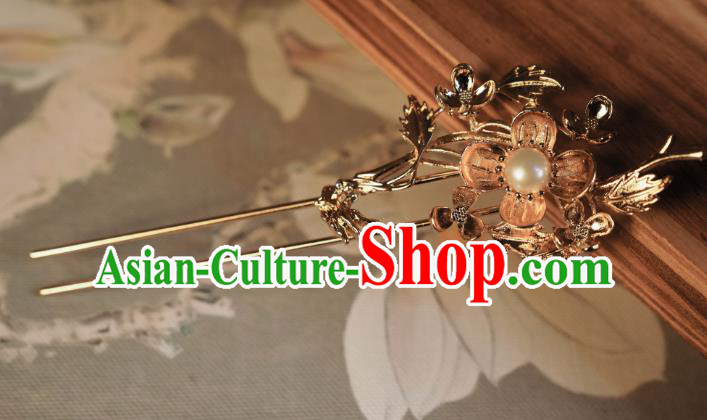 Chinese Traditional Ming Dynasty Princess Hair Accessories Ancient Court Hairpins for Women