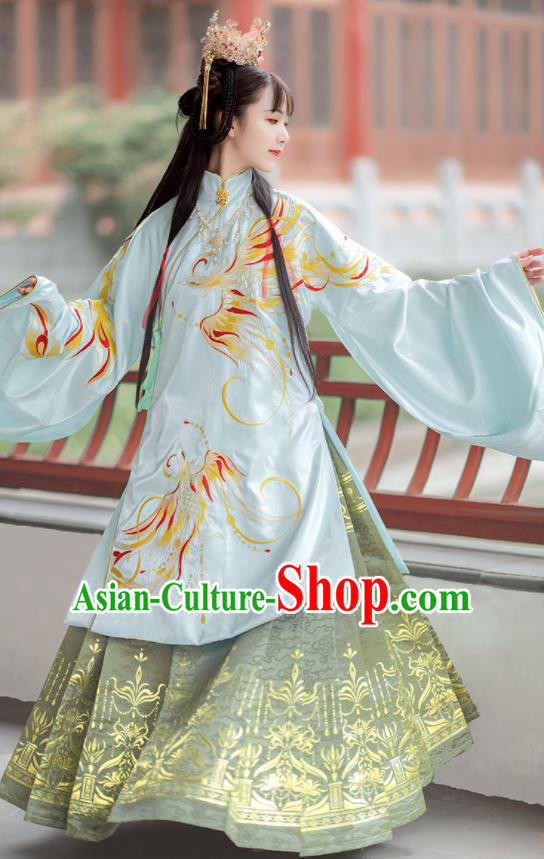 Chinese Traditional Ming Dynasty Royal Infanta Hanfu Dress Ancient Palace Princess Costumes for Women