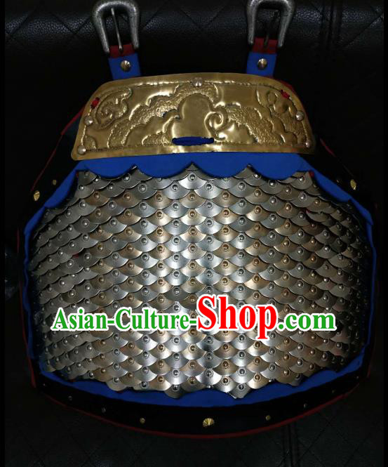 Chinese Traditional Ming Dynasty Imperial Bodyguard Vest Armor Ancient Swordsman Dragon Scales Breastplate for Men