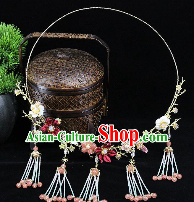 Traditional Chinese Ming Dynasty Necklace Ancient Handmade Necklet Accessories for Women