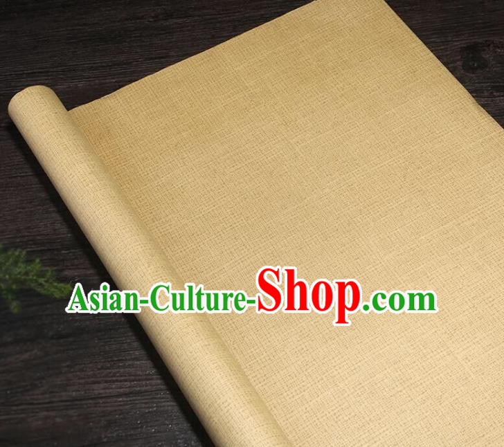 Traditional Chinese Calligraphy Light Brown Art Paper Handmade The Four Treasures of Study Writing Xuan Paper