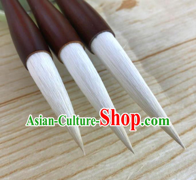 Traditional Chinese Calligraphy Goat Hair Brush Handmade The Four Treasures of Study Writing Brush Pen