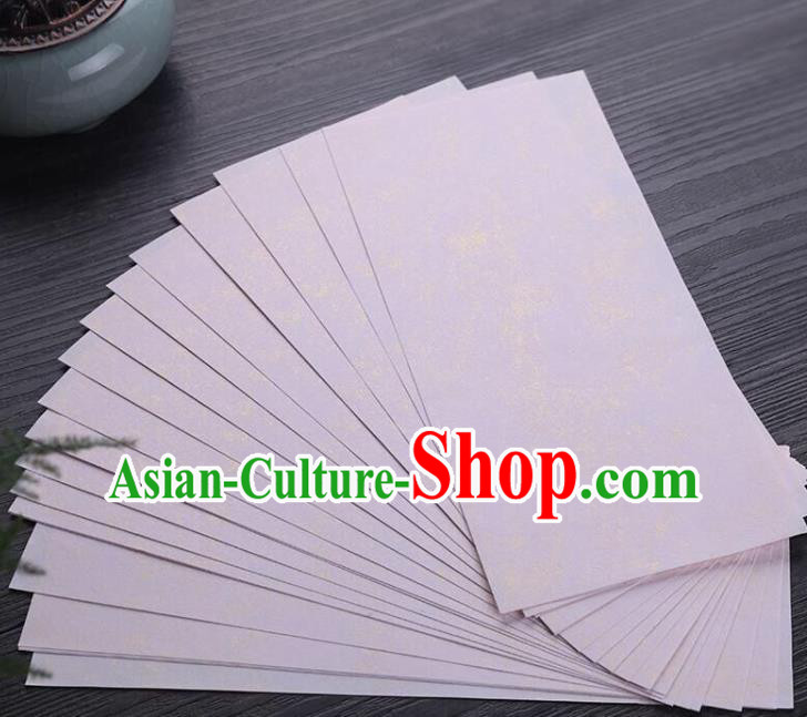 Traditional Chinese Purple Letter Paper Handmade The Four Treasures of Study Writing Batik Art Paper
