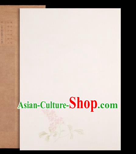 Traditional Chinese Beige Poem Paper Handmade The Four Treasures of Study Writing Art Paper