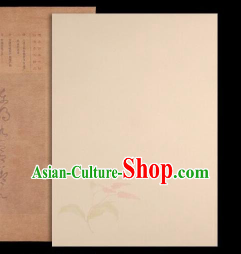 Traditional Chinese Flaxen Poem Paper Handmade The Four Treasures of Study Writing Art Paper