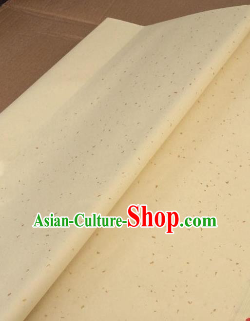 Chinese Traditional Calligraphy Light Yellow Xuan Paper Handmade The Four Treasures of Study Writing Art Paper