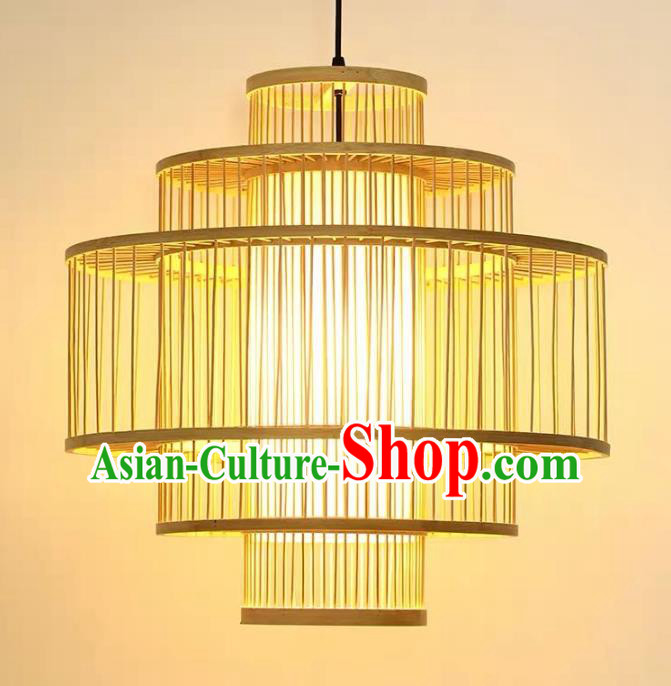 Chinese Traditional Handmade Hanging Lantern Bamboo Weaving Lanterns