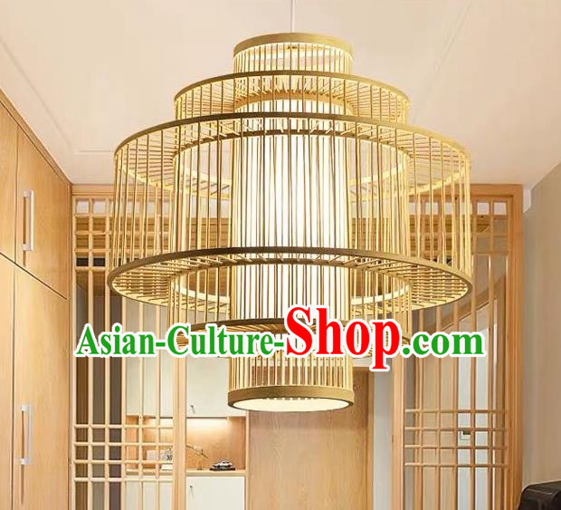 Chinese Traditional Handmade Hanging Lantern Bamboo Weaving Lanterns