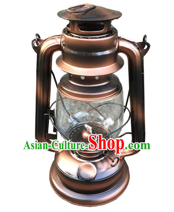 Chinese Traditional Kerosene Lamp Desk Lanterns Handmade Barn Lantern