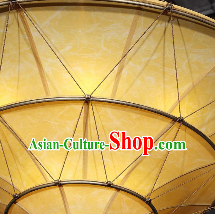 Asian Traditional Imitation Sheepskin Ceiling Lantern Thailand Handmade Lanterns Hanging Lamps