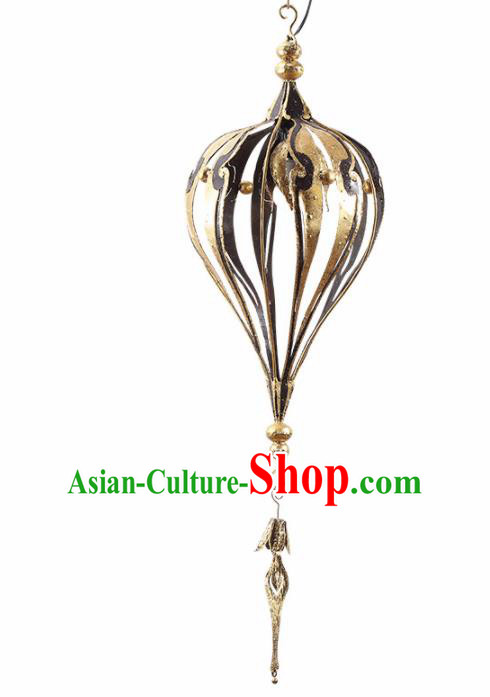 Asian Traditional Steel Art Ceiling Lantern Thailand Handmade Lanterns Hanging Lamps