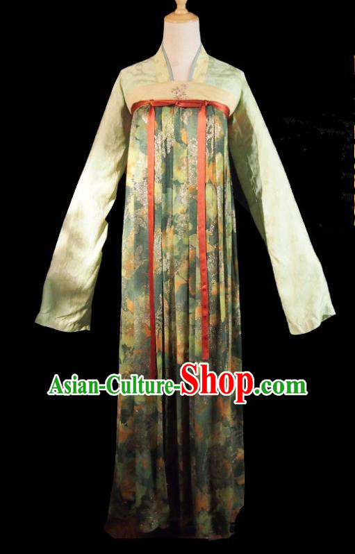 Chinese Ancient Princess Costume Historical Drama Royal Nirvana Song Dynasty Green Hanfu Dress for Women