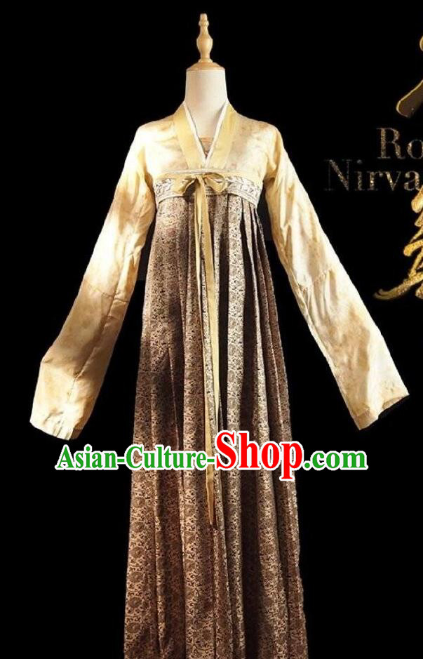 Chinese Ancient Court Princess Costume Historical Drama Royal Nirvana Song Dynasty Infanta Hanfu Dress for Women