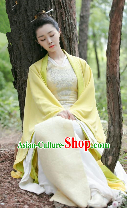 Qing Yu Nian Chinese Ancient Noble Lady Fan Ruoruo Drama Joy of Life Replica Costume and Headpiece Complete Set