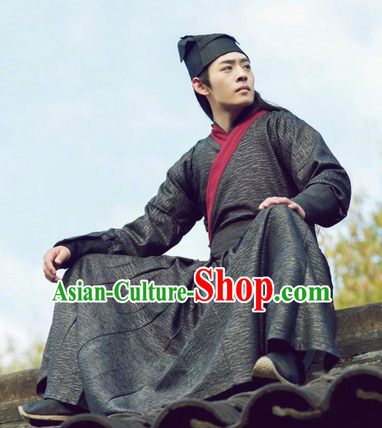 Chinese Ancient Registrar Sima Dang Clothing Historical Drama Xia Tan Jian Bu Zhi Costume for Men