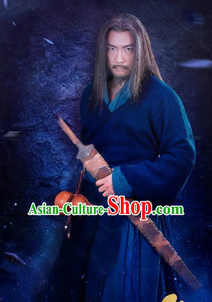Chinese Ancient Swordsman Yan Nantian Clothing Historical Drama Handsome Siblings Costume and Headpiece for Men